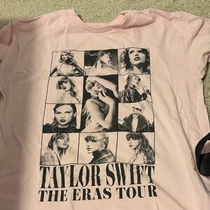 Taylor Swift Light Pink Eras Tour Tee